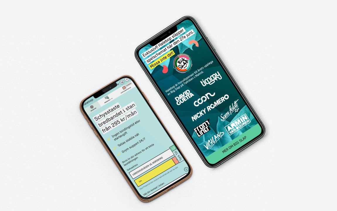 Halebop product screen on mobile — bundle and pricing detail