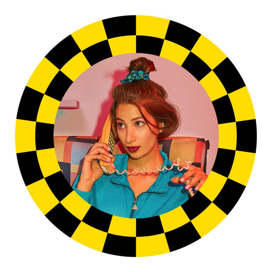 Happy Socks campaign circle graphic