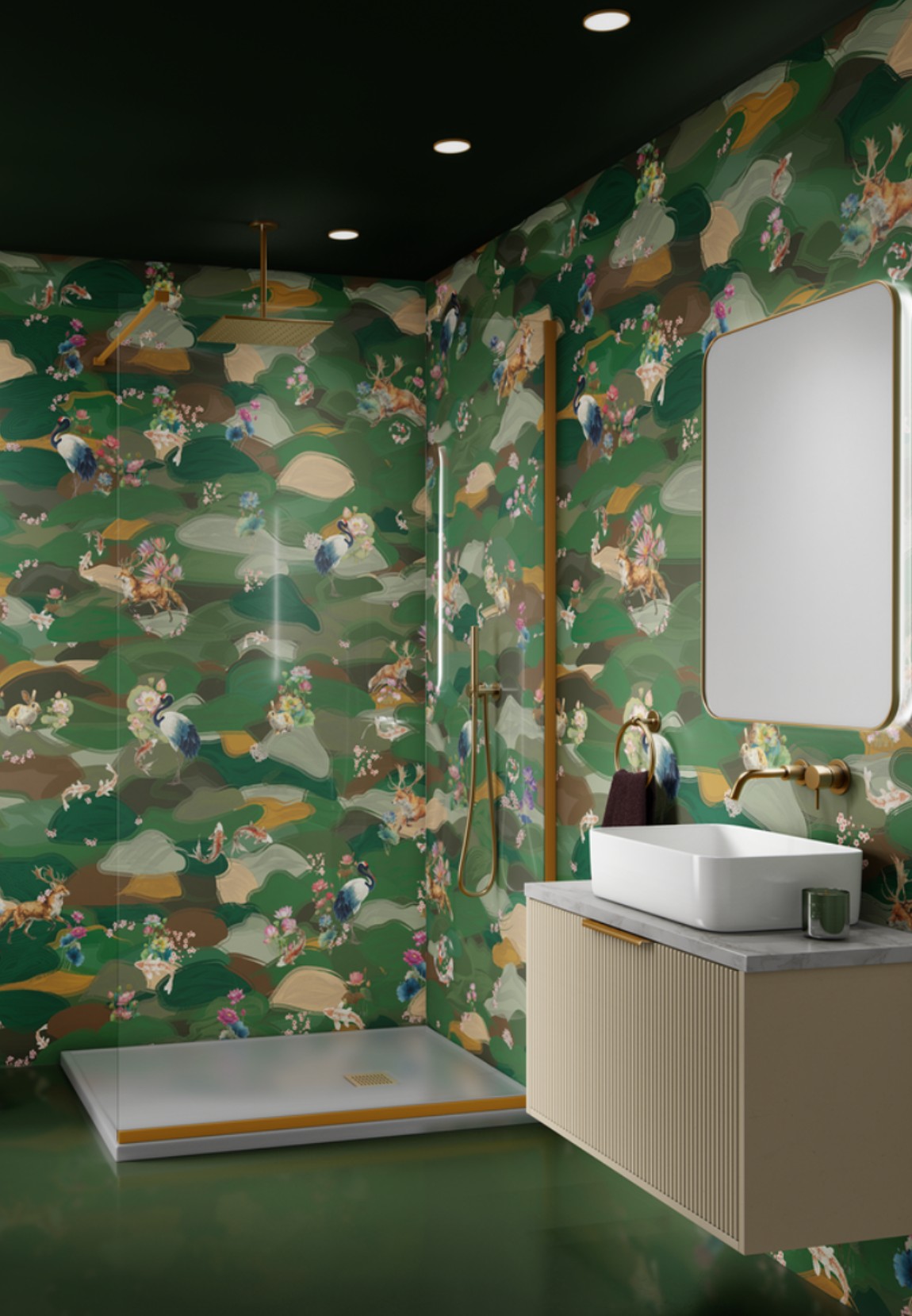IKU Studio wallpaper detail, tall