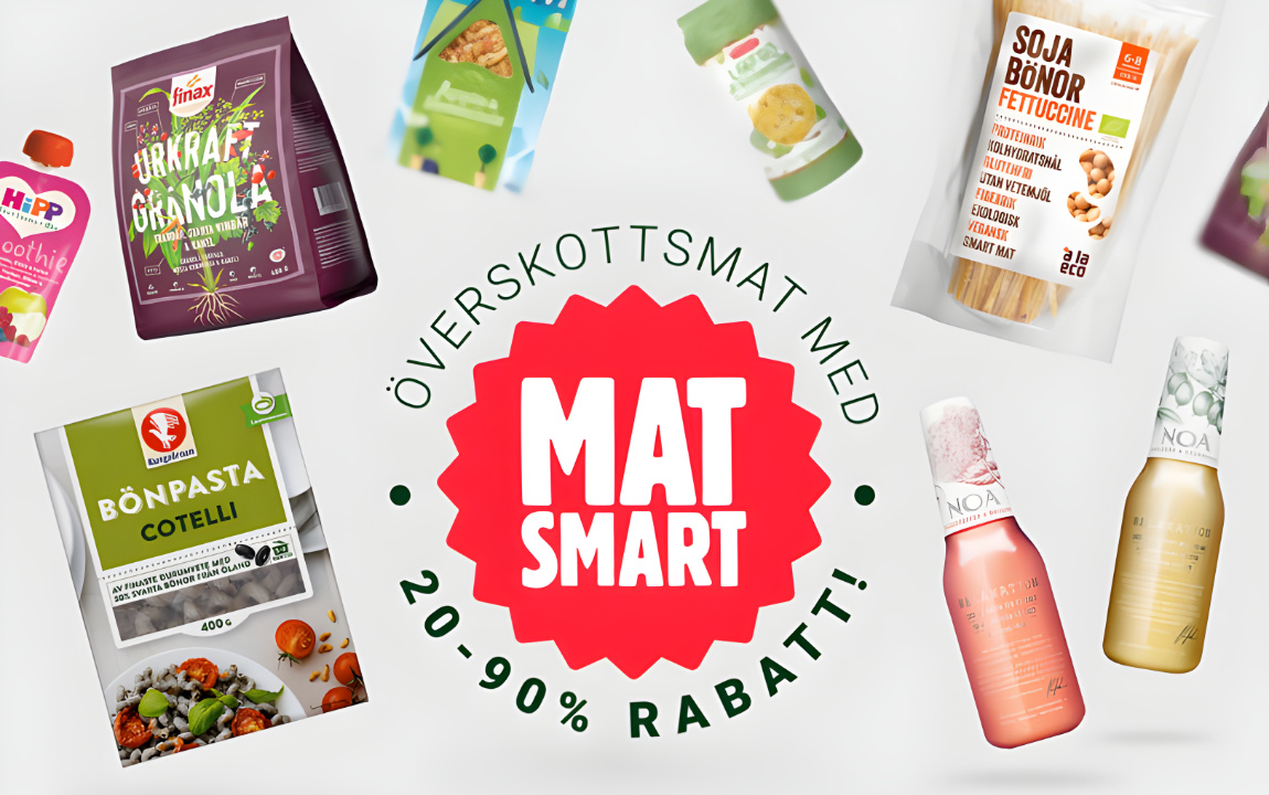 Matsmart brand campaign — surplus food at 20-90% off