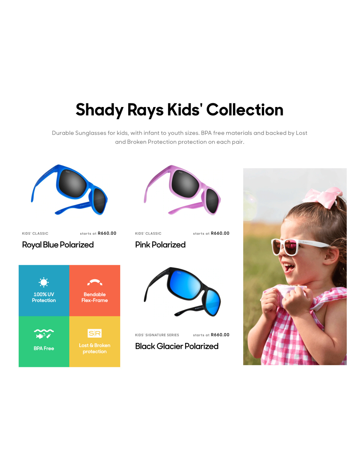 Shady Rays product photography, portrait format