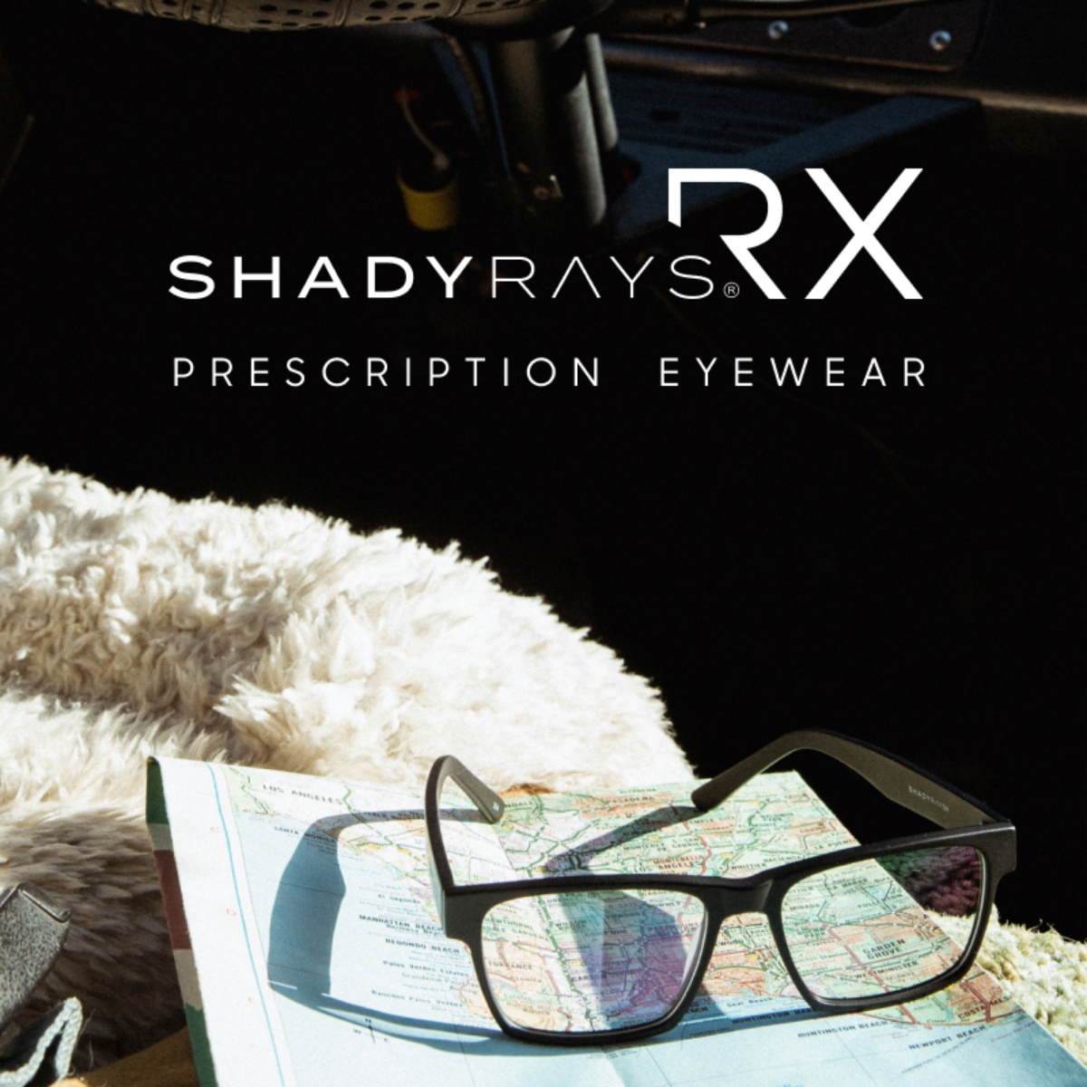 Shady Rays social post design, campaign layout