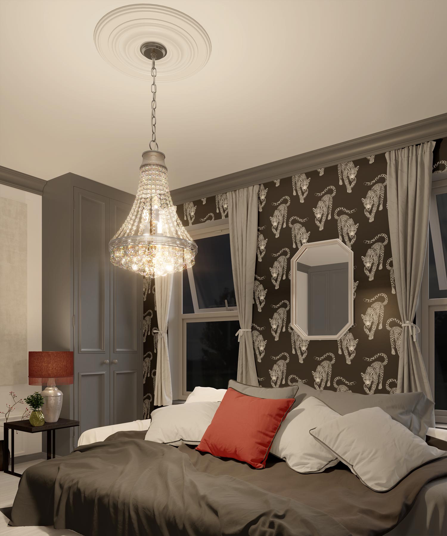 Jungle March — Charcoal